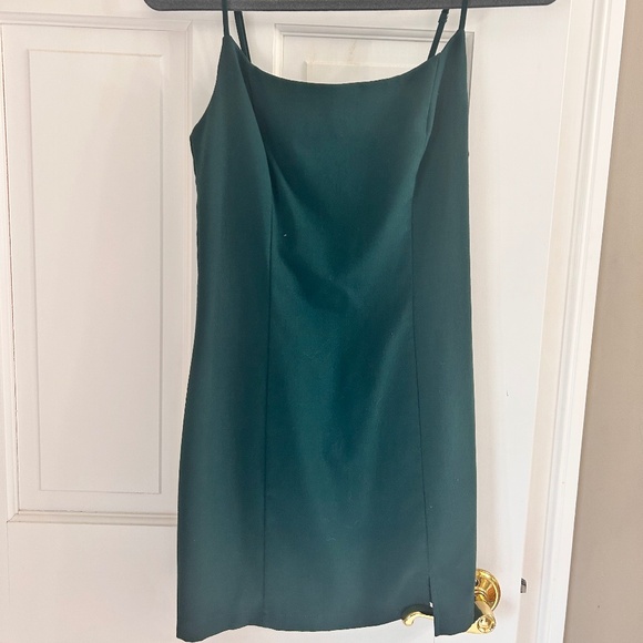 Green Mini Dress for Semi Formals - Picture 1 of 3